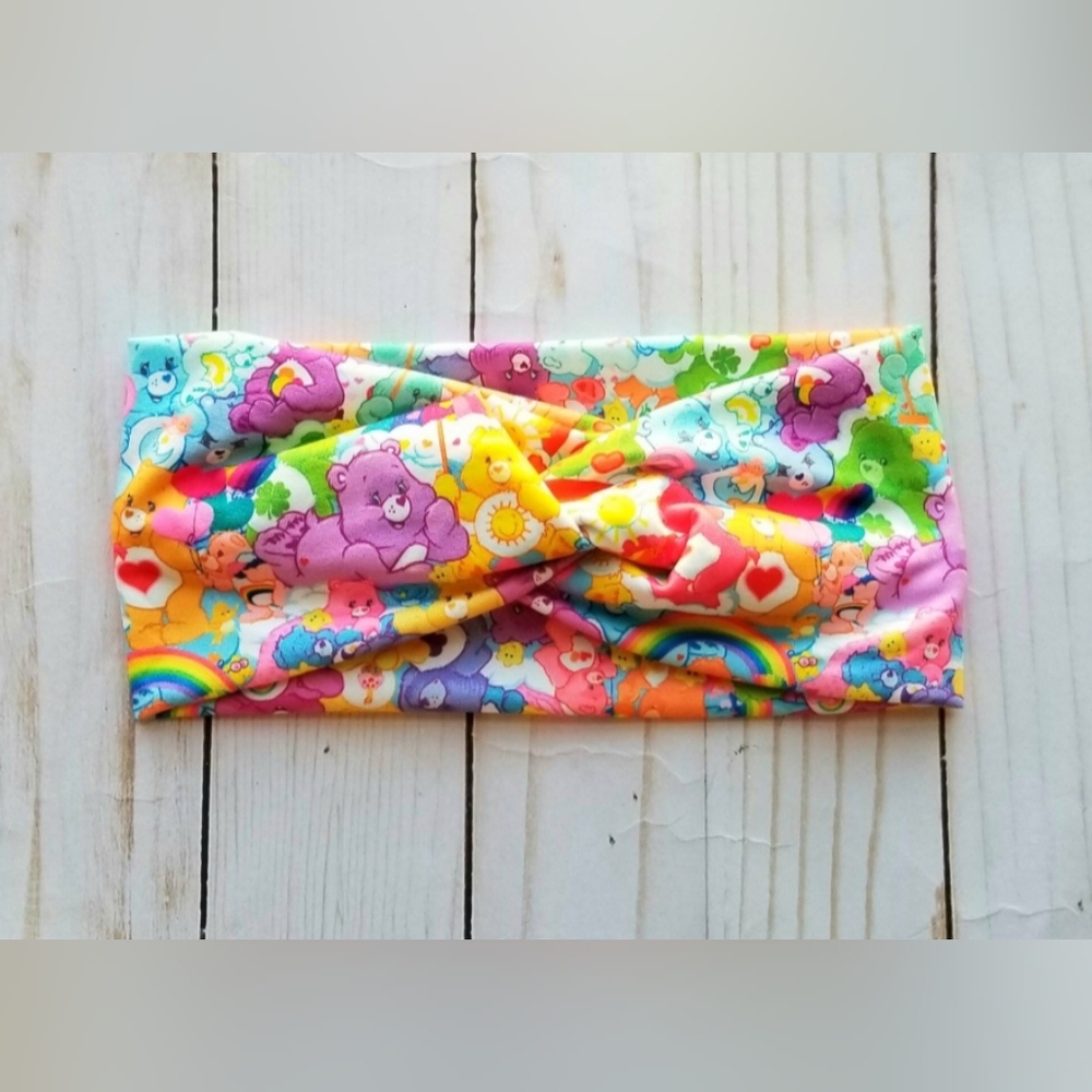 Headband Rainbow bears cute